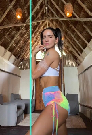 5. Hot Bárbara de Regil in White Sport Bra