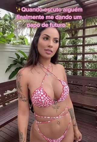Cute Pamella Fuego Shows Cleavage in Bikini