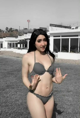 2. Sweetie Carolina Díaz in Grey Bikini