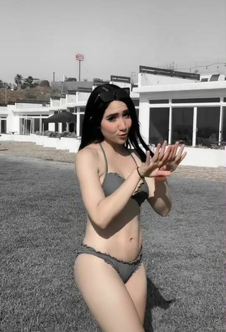 3. Sweetie Carolina Díaz in Grey Bikini