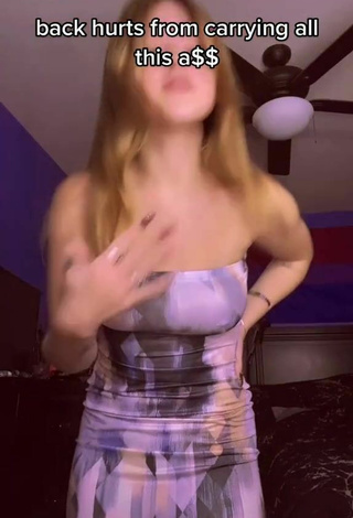 Sexy Caleigh Hayes in Dress