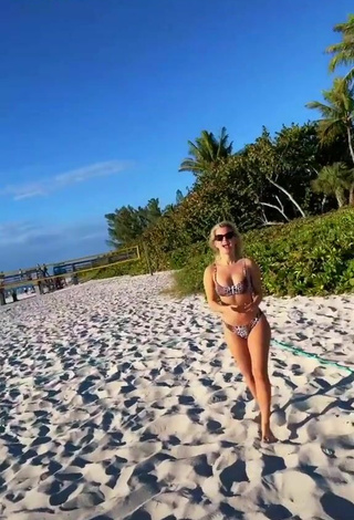 3. Sweetie Csenge Forstner Leopard Bikini at the Beach