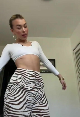 3. Sexy Cynthia Parker in Zebra Pants Braless