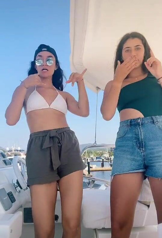 2. Sexy Dany Gutierrez in Black Top on a Boat