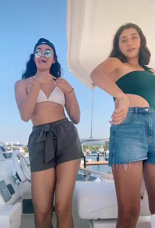 4. Sexy Dany Gutierrez in Black Top on a Boat