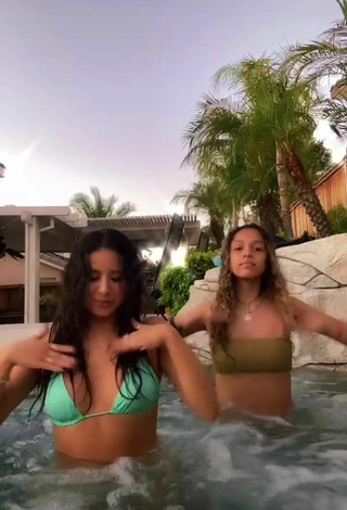 3. Sexy Devin Ramirez in Bikini Top in the Swimming Pool