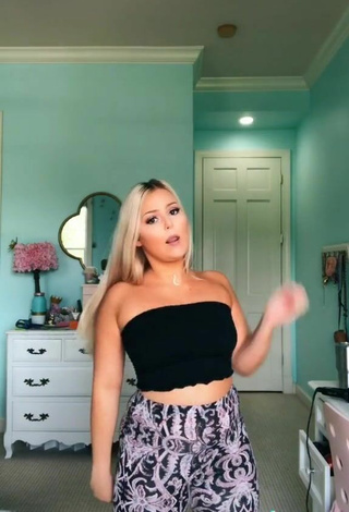 5. Sexy Emerson Ansley in Black Tube Top
