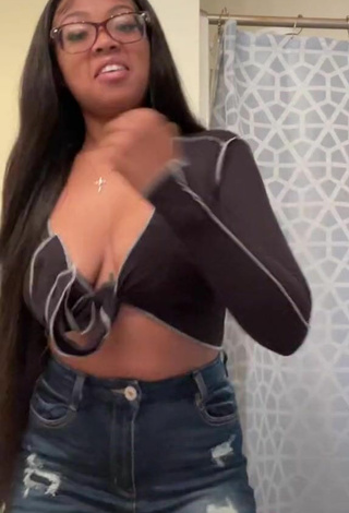 6. Beautiful Destinyy Shows Nipples and Bouncing Boobs No  Bra