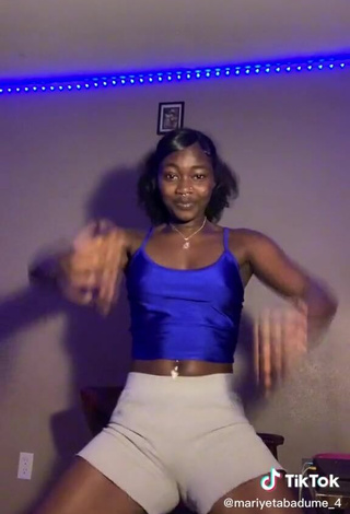 3. Sexy Mariyeta Badume Shows Cameltoe and Bouncing Boobs