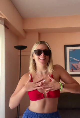 4. Sexy Mar Rubio in Red Bikini Top