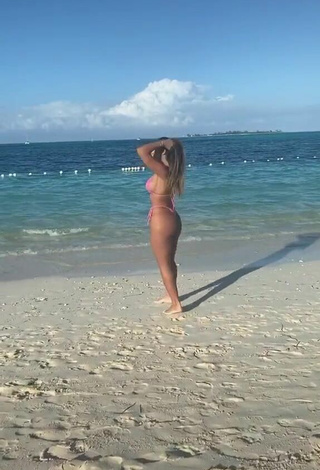 2. Sweet Natalia Garibotto Shows Butt at the Beach