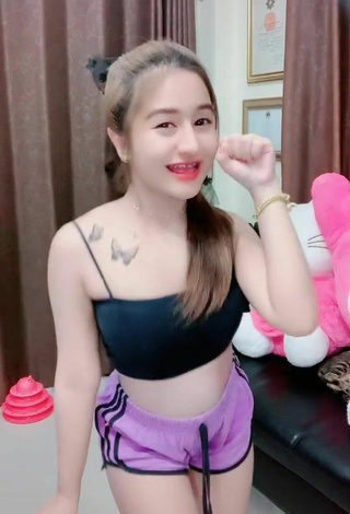 Sexy Numkaeng Thanyaluck in Sport Shorts