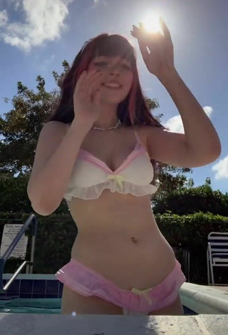 3. Really Cute Kylie Shows Cosplay at the Swimming Pool