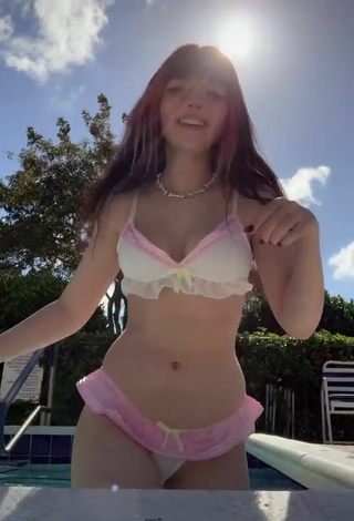 6. Really Cute Kylie Shows Cosplay at the Swimming Pool