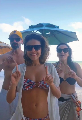 Hot Paloma Bernardi Shows Cleavage in Bikini