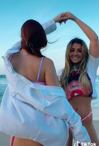 5. Hot Priscila Caliari Shows Butt at the Beach