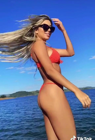 4. Hot Raffaela Souza Shows Butt on a Boat