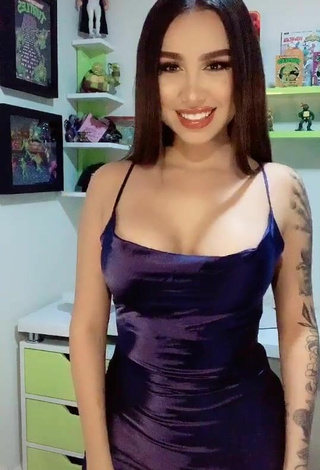 Hottest Alejandra Treviño Shows Cleavage in Dress