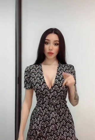 3. Beautiful Alejandra Treviño Shows Cleavage in Sexy Dress