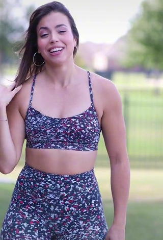 4. Sexy Christina Lopez Shows Cleavage in Crop Top