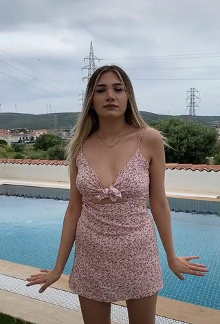 1. Beautiful aleynabbozz Shows Cleavage in Sexy Dress