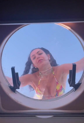 Sexy Charlotte Emma Aitchison Shows Cleavage in Bikini Top