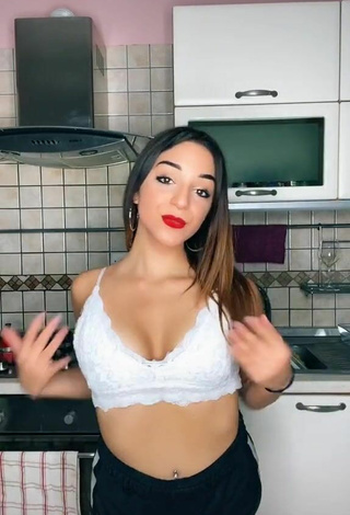 2. Beautiful Cora & Marilù Shows Cleavage in Sexy Crop Top