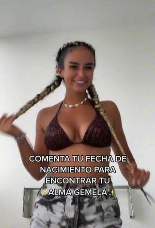 2. Cute Laia Fidalgo Vega Shows Cleavage in Bikini Top