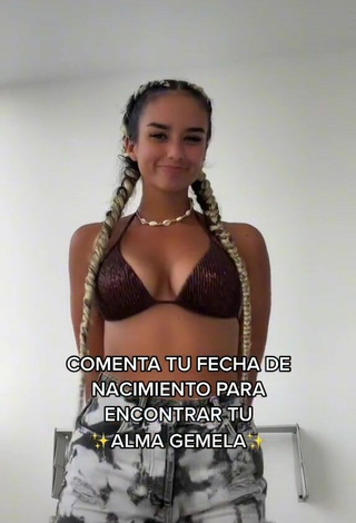 3. Cute Laia Fidalgo Vega Shows Cleavage in Bikini Top