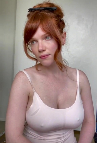 6. Sexy Levi Coralynn Shows Nipples without  Brassiere
