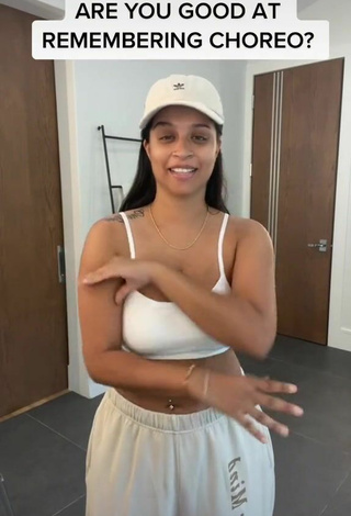5. Hot Lilly Singh Shows Cleavage in White Crop Top