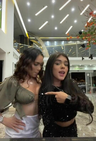 5. Sexy Daneidy Barrera Rojas Shows Cleavage in Crop Top