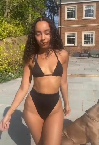 5. Sexy Leigh-Anne Pinnock Shows Cleavage in Bikini