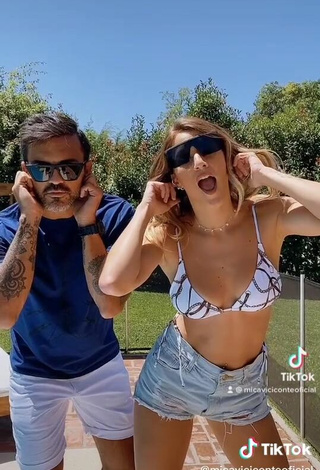5. Sexy Micaela Lorena Viciconte Shows Cleavage in Bikini Top