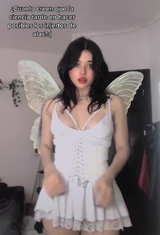 6. Sexy Pantograma Shows Cleavage in Corset