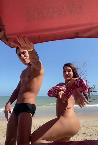 6. Hot Raissa Barbosa Shows Butt at the Beach
