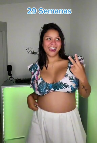 2. Hot Adelaida Tassoni Shows Cleavage in Bikini Top and Bouncing Boobs
