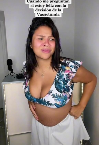 2. Sexy Adelaida Tassoni Shows Cleavage in Bikini Top and Bouncing Boobs
