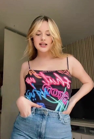 2. Cute Adii Shows Cleavage and Bouncing Boobs