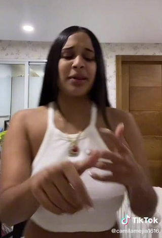 3. Sexy Camila Mejia Shows Nipples and Bouncing Tits No  Brassiere