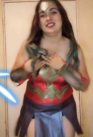 Sexy Cinthia Eguia Shows Cosplay and Bouncing Boobs