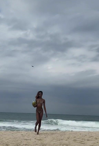 Sweetie diveludo in Bikini at the Beach