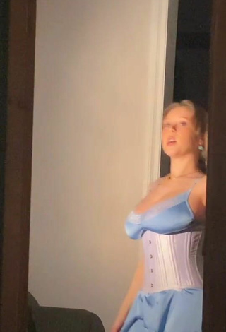 1. Cute Emily_kyte Shows Cleavage in Corset