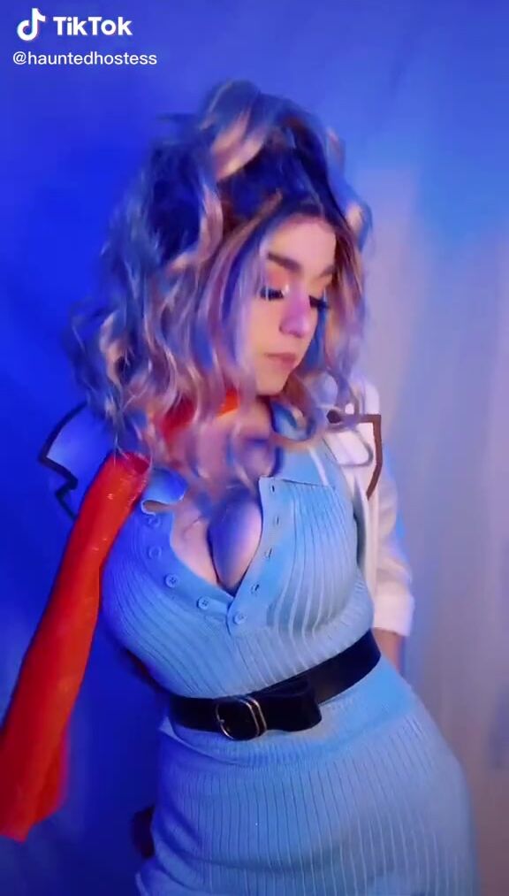 Magnificent Hauntedhostess Shows Cosplay sexyfilter