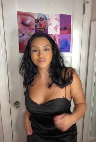 Hottest Alma Ramirez Shows Cleavage in Dress and Bouncing Tits