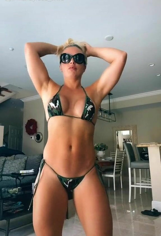 1. Amazing Mandy Rose Shows Cleavage in Hot Bikini