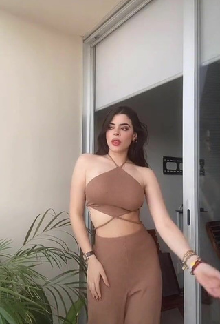 Sexy Marian Santos in Beige Bodysuit