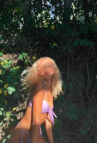 3. Cute Maryne Ponsard Shows Cleavage in Bikini
