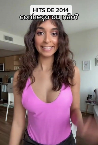 Sexy Monica Mamudo Shows Nipples Braless