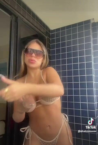 5. Sexy Camila Xavier Shows Cleavage in Mini Bikini and Bouncing Boobs